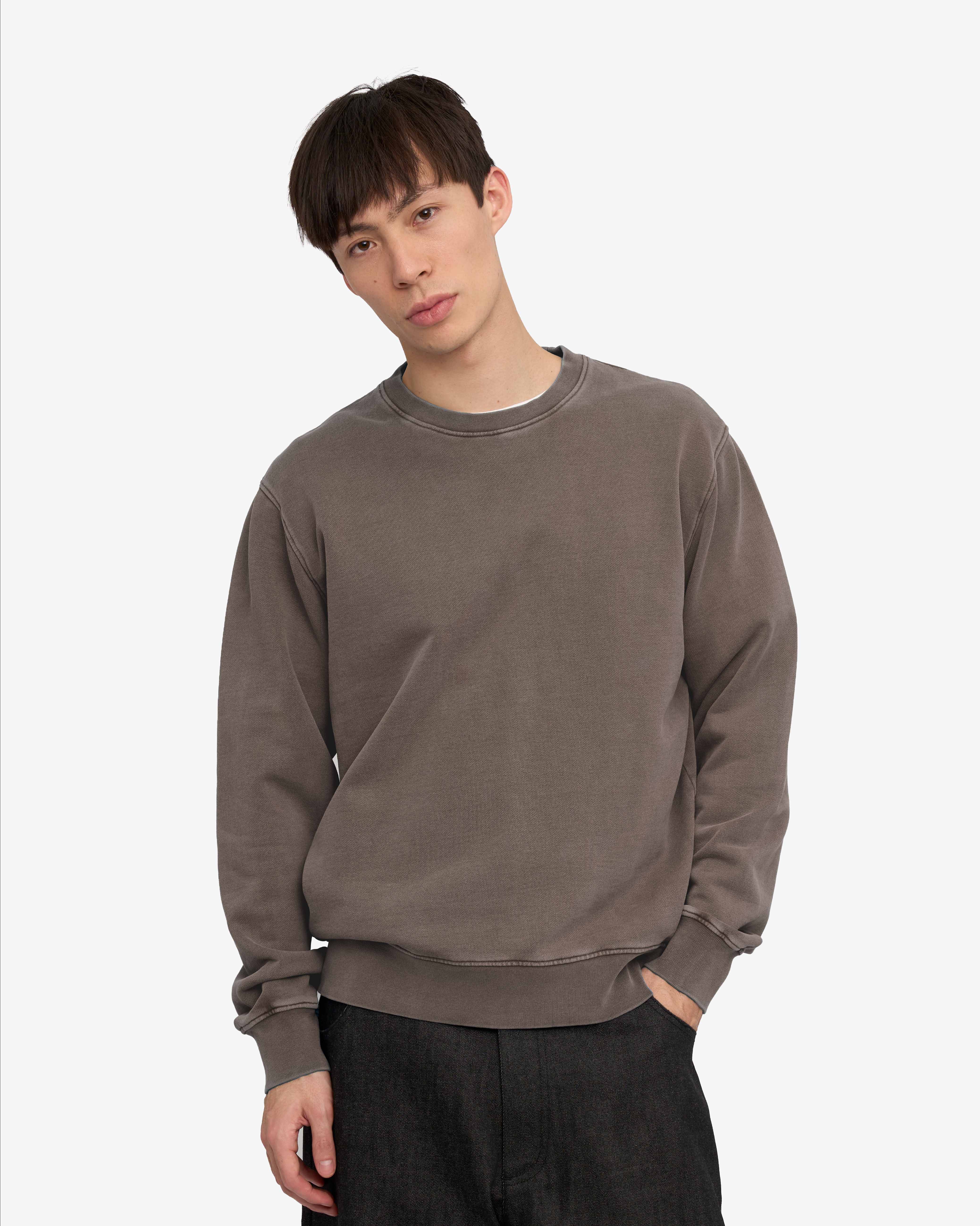 Classic Organic Crew - Faded Mud - Image 2