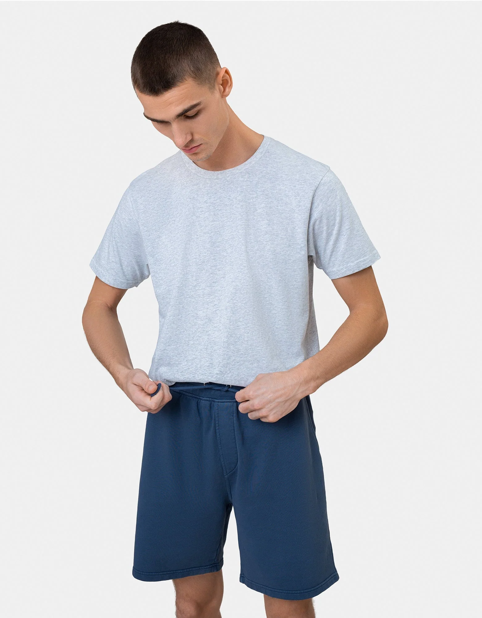 Classic Organic Sweatshorts - Faded Black - Image 2