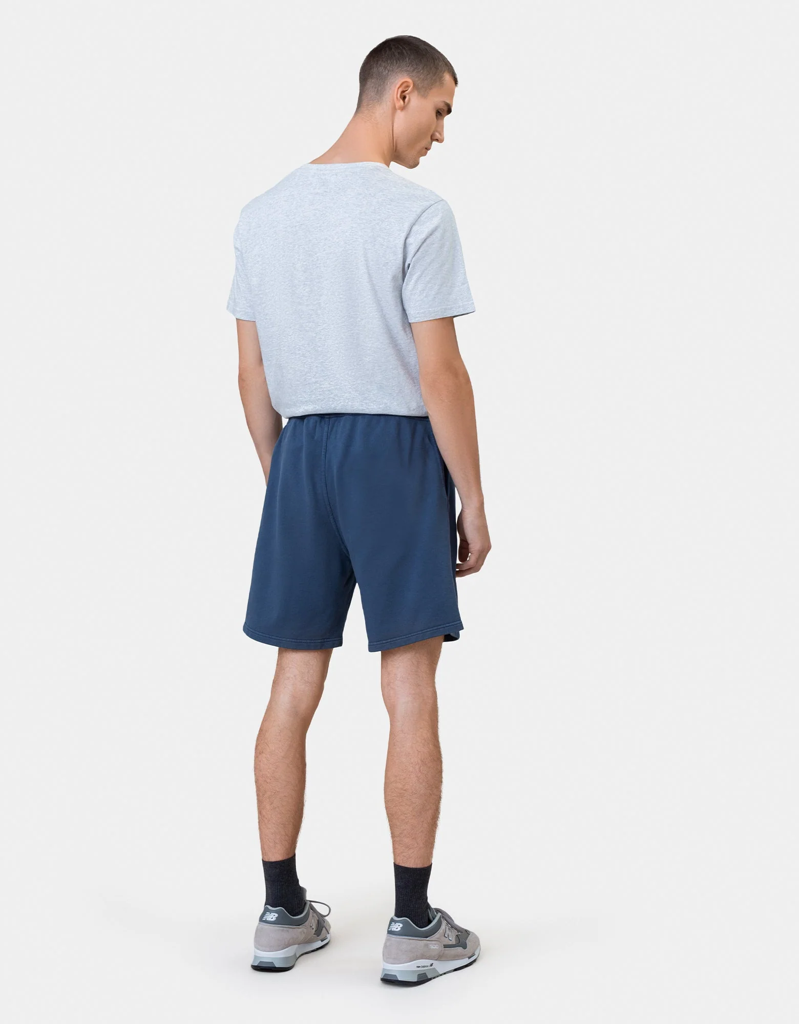 Classic Organic Sweatshorts - Faded Black - Image 4