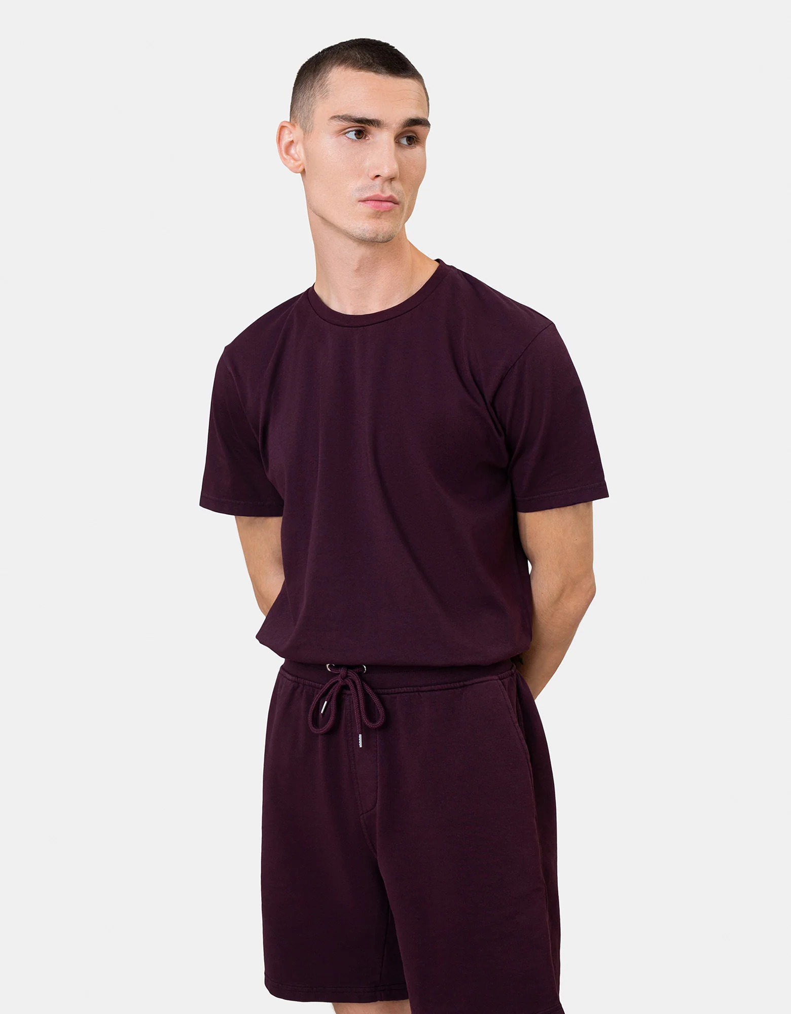 Classic Organic Sweatshorts - Sandstone Orange - Image 3