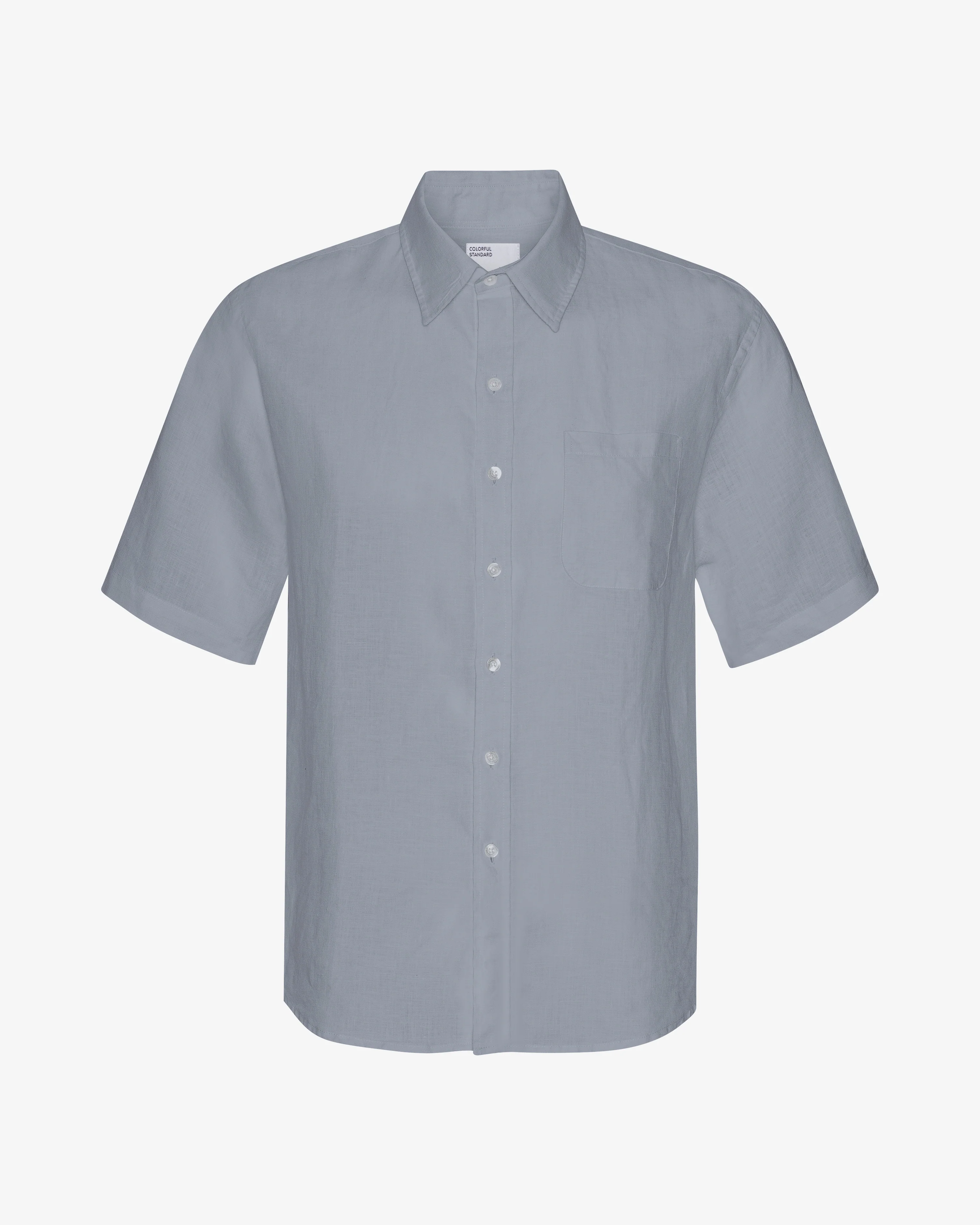 Linen SS Shirt - Steel Blue