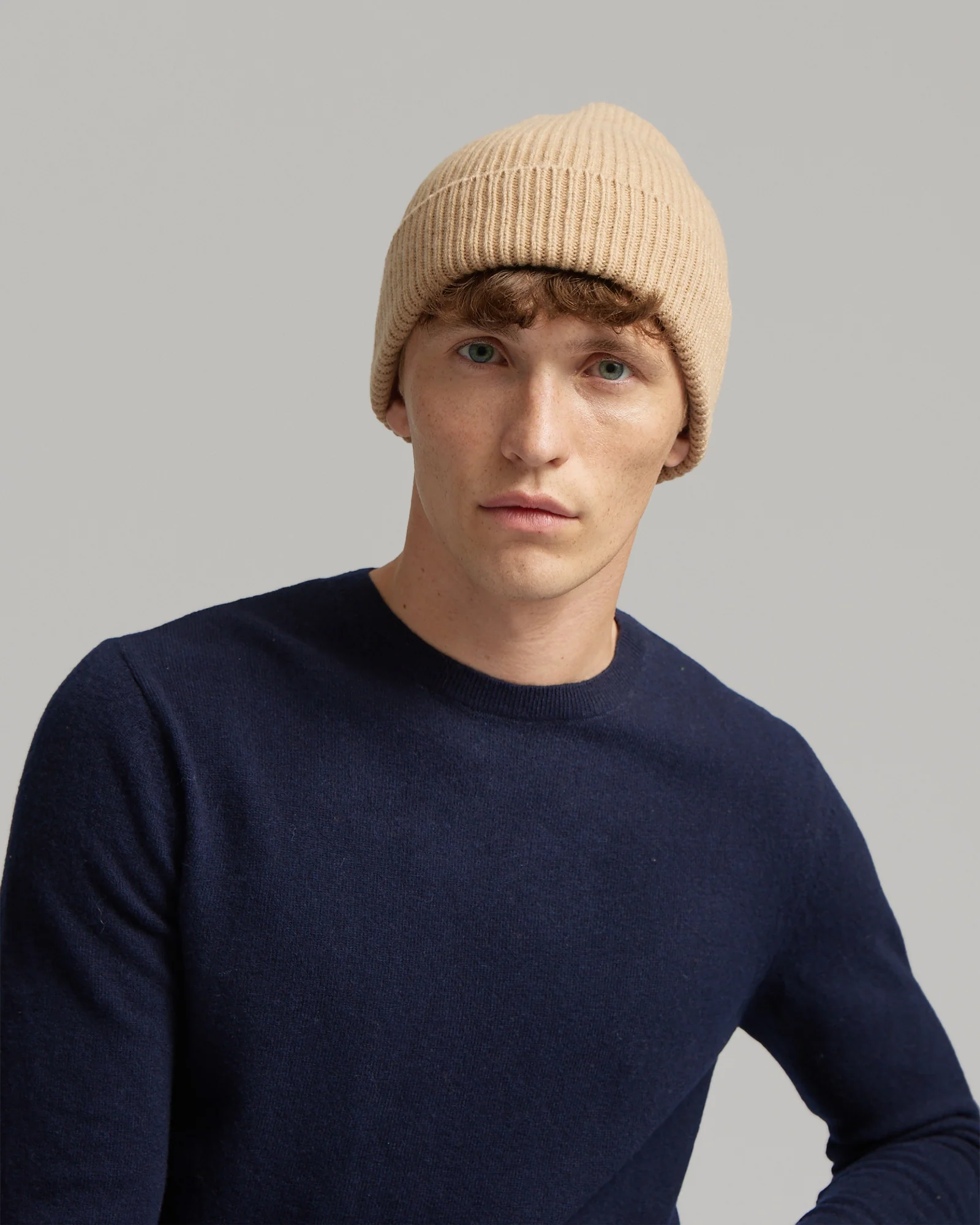 Merino Wool Beanie - Sahara Camel - Image 4