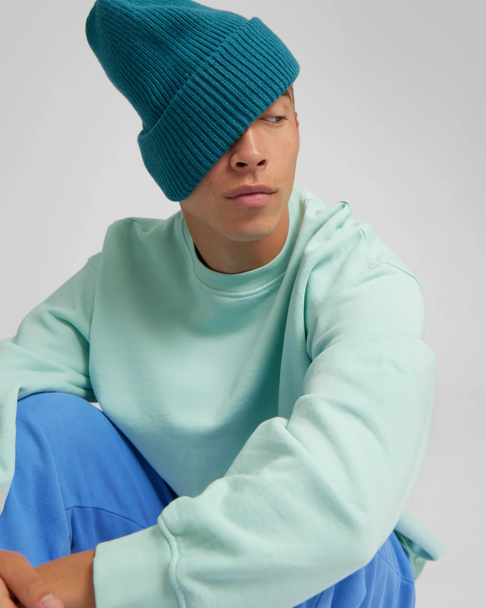 Merino Wool Hat - Limestone Grey - Image 3