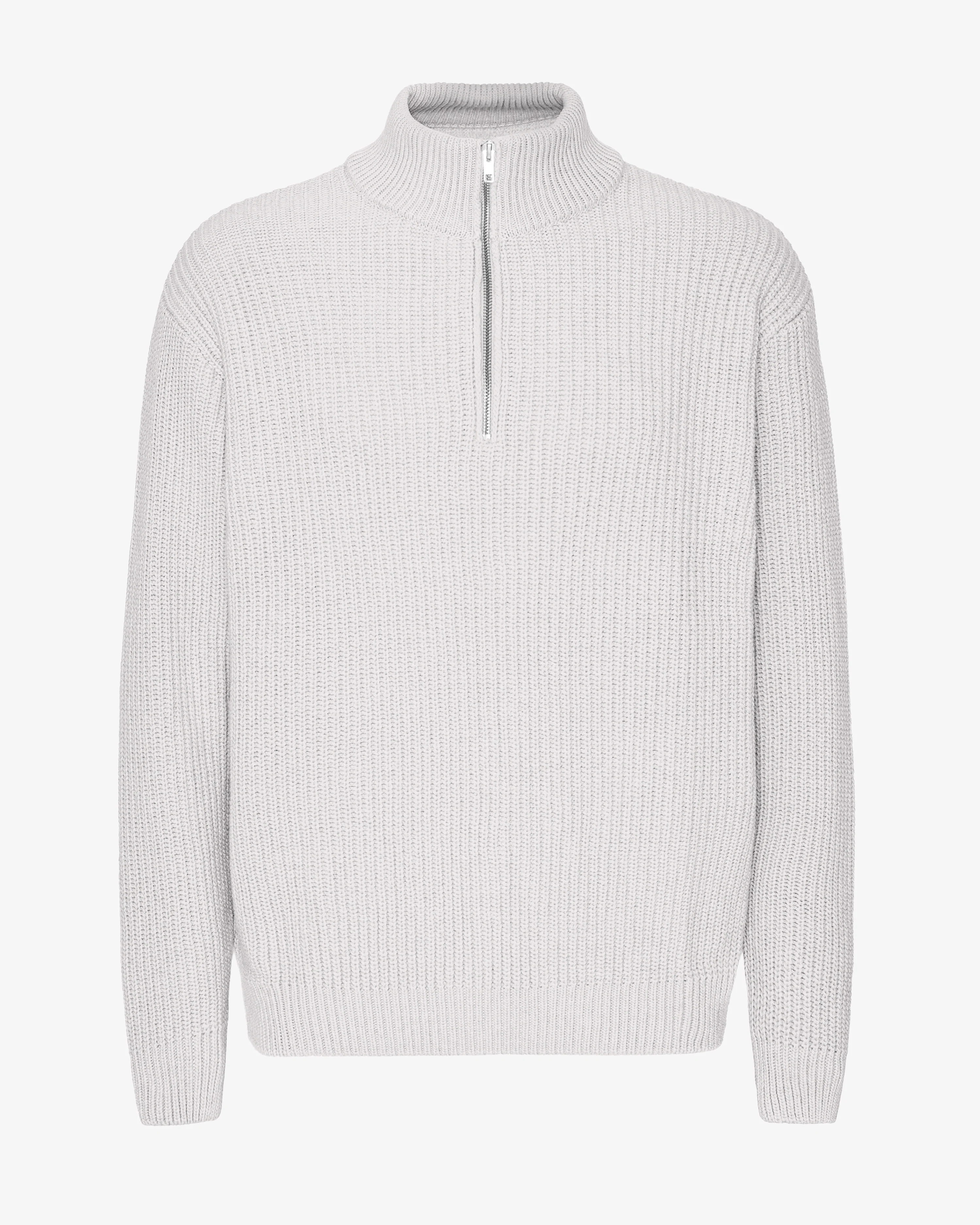 Merino Quarter Zip - Snow Melange