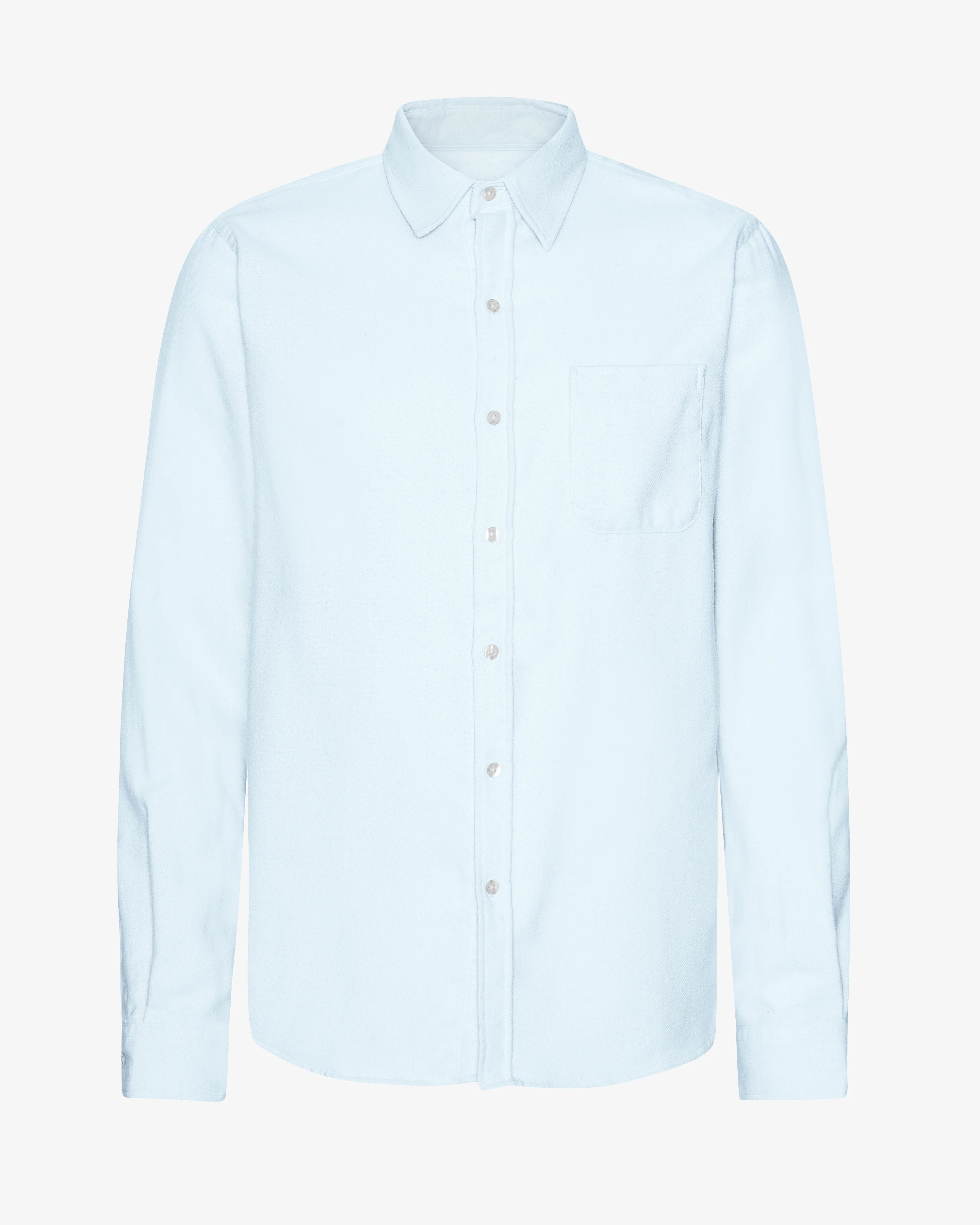 Organic Flannel Shirt - Polar Blue