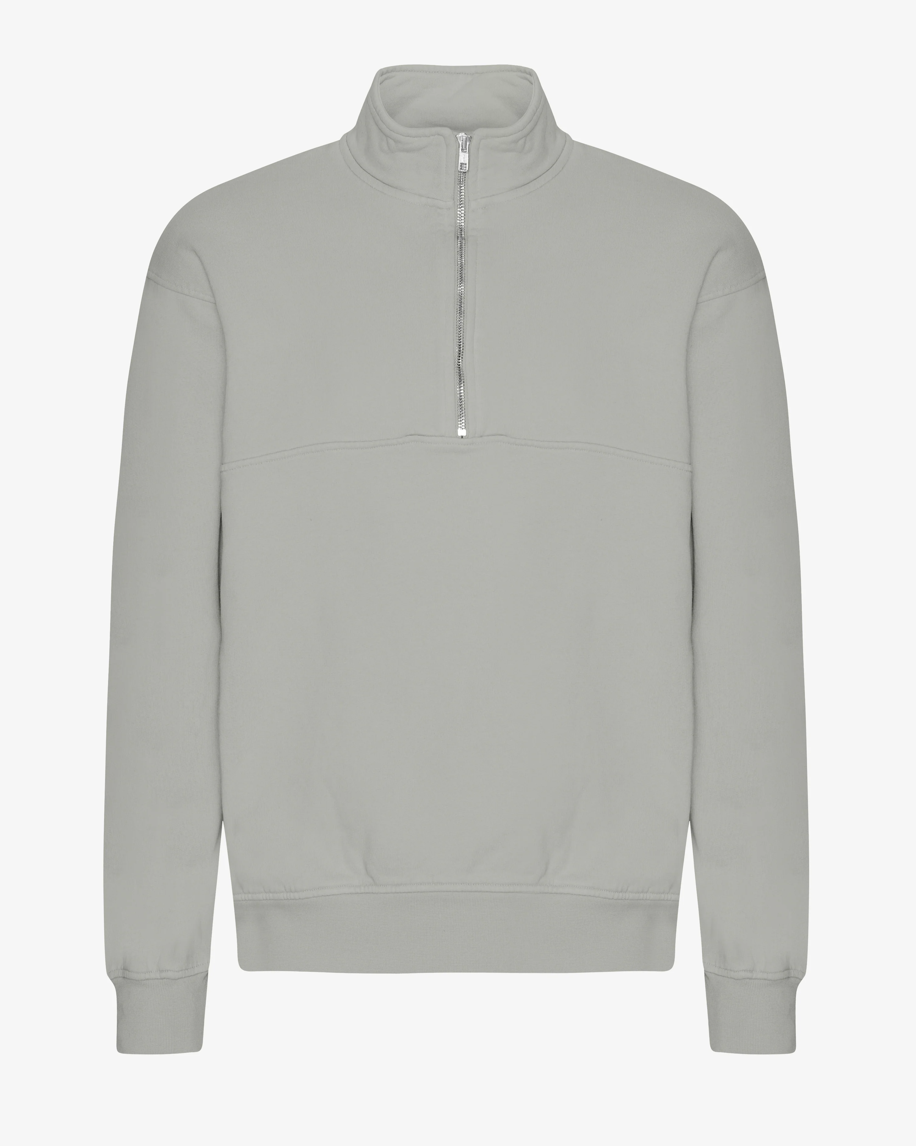 Organic Quarter Zip - Steel Blue