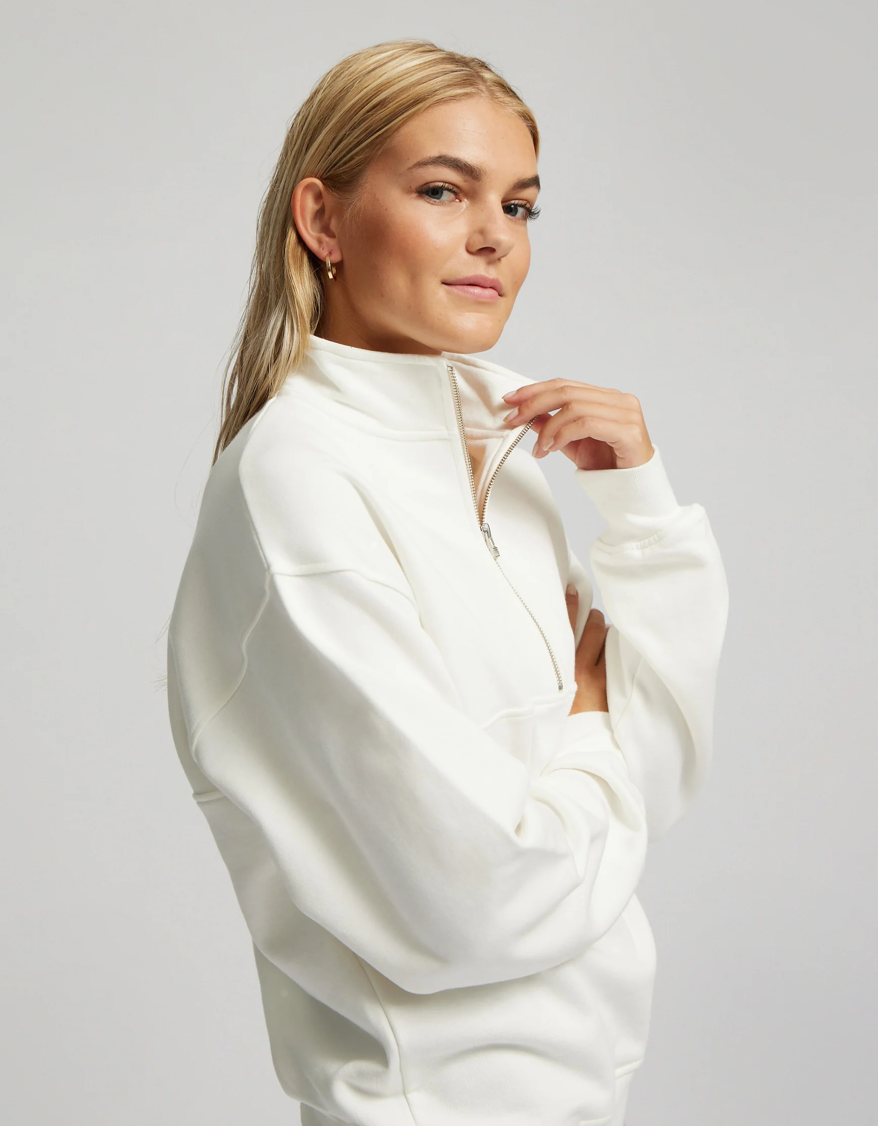 Organic Quarter Zip - Tropical Sea - Image 2