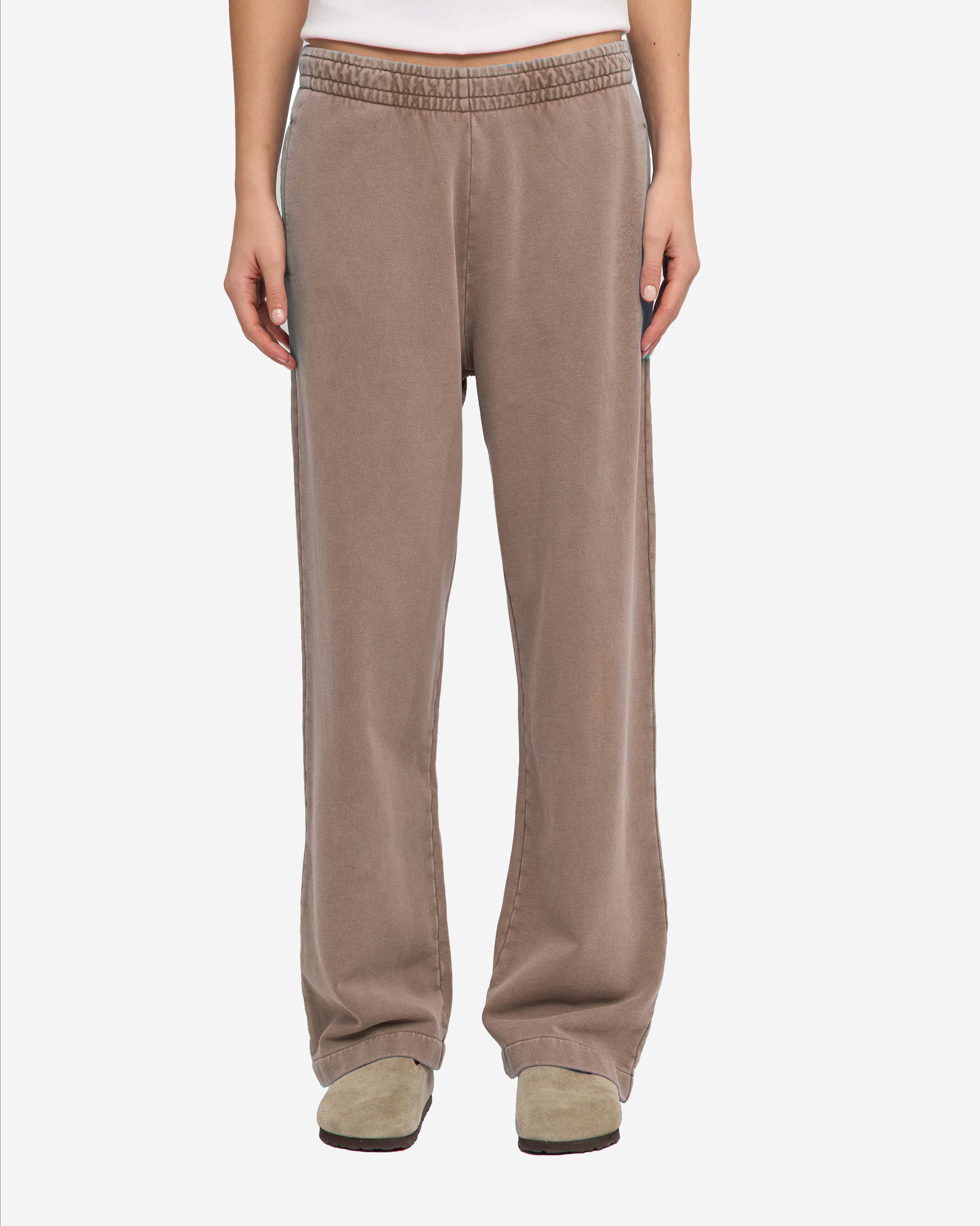 Organic Straight Leg Sweatpants - Faded Khaki - Image 2