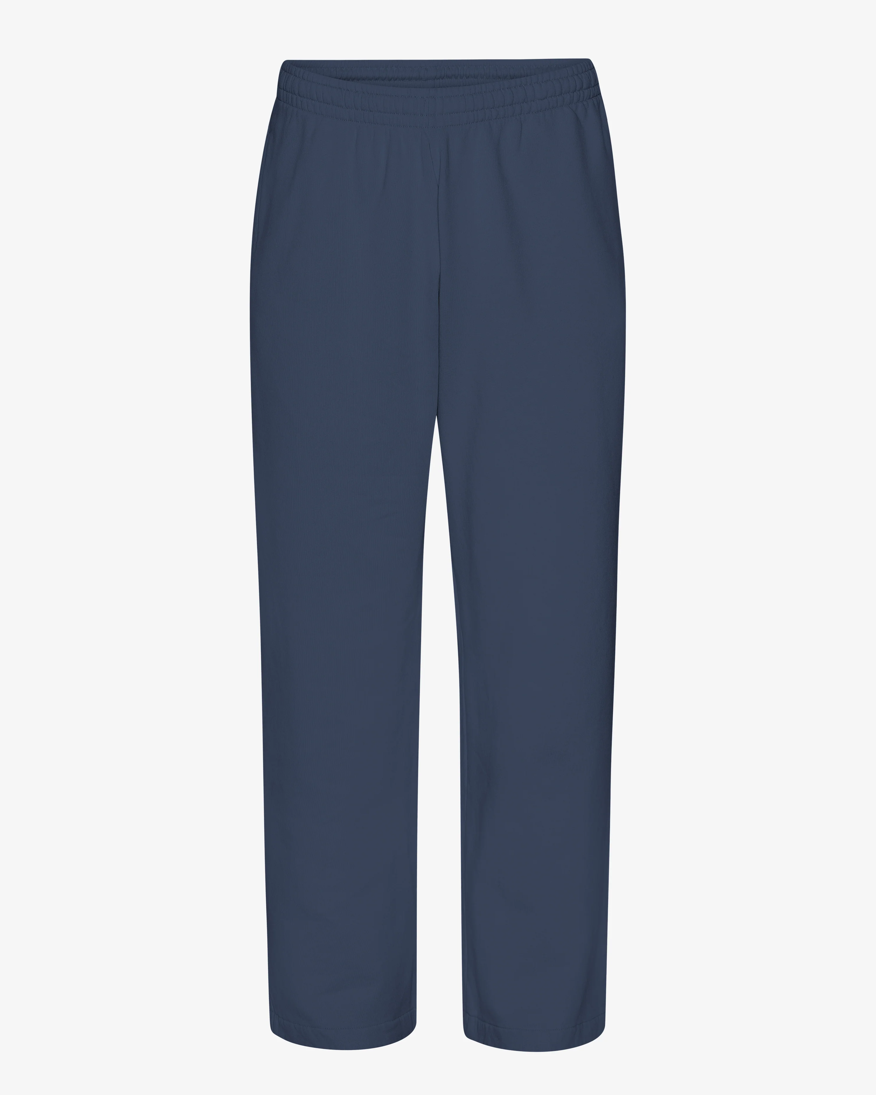 Organic Straight Leg Sweatpants - Petrol Blue