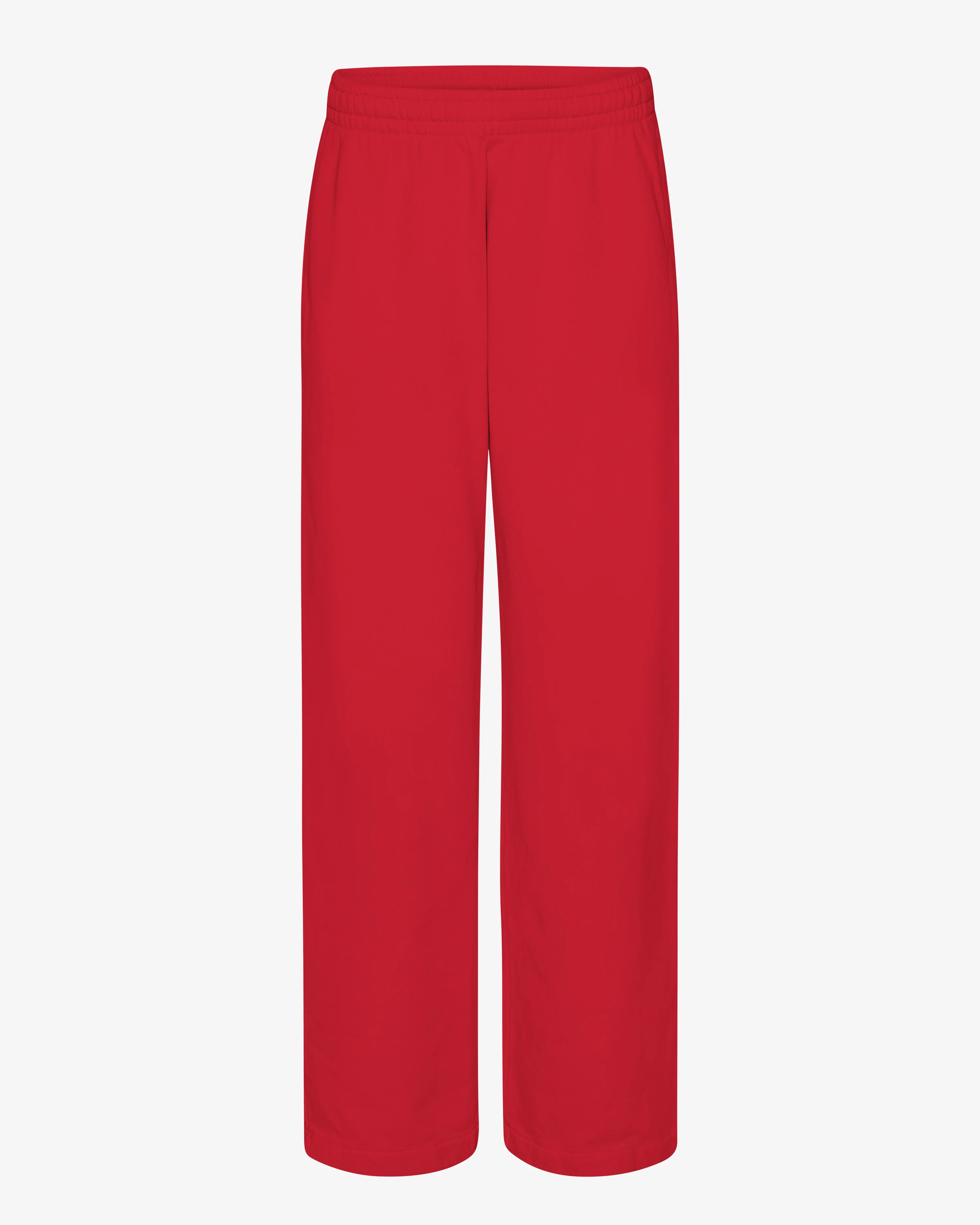 Organic Straight Leg Sweatpants - Scarlet Red