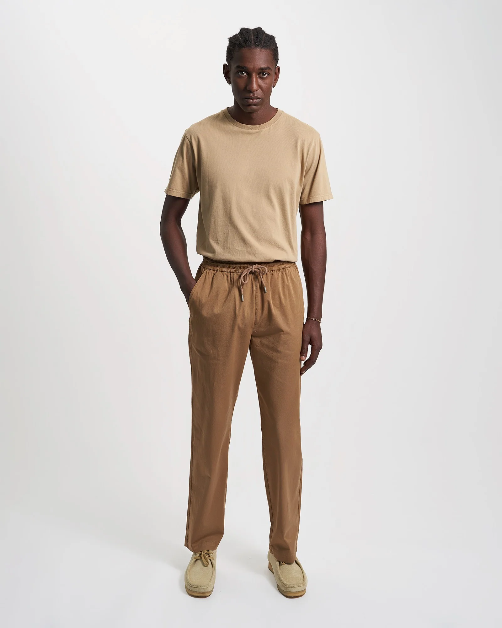 Organic Twill Pants - Dusty Olive - Image 3