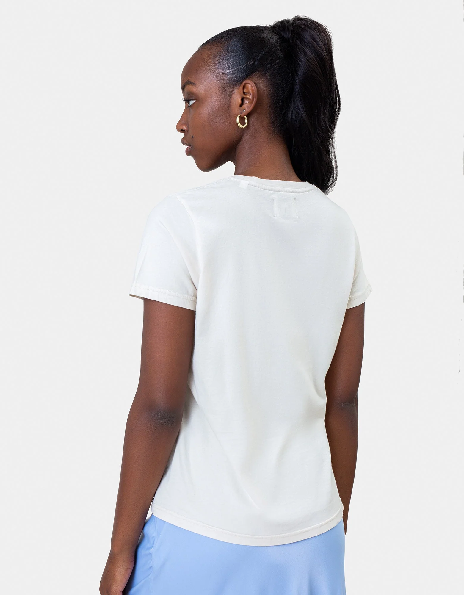 Women Light Organic Tee - Misty Brown - Image 4