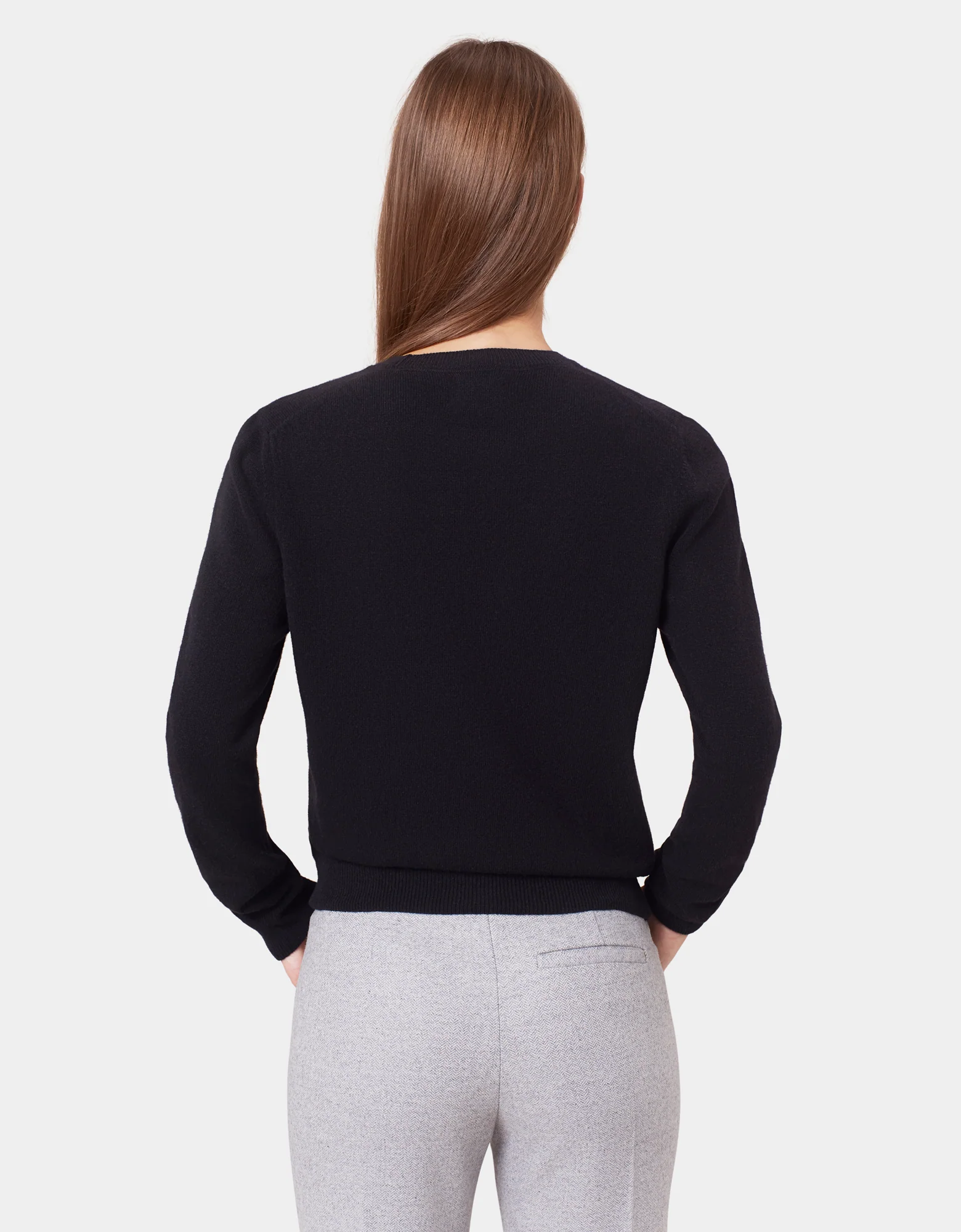 Women Light Merino Wool Crew - Burned Yellow - Image 4