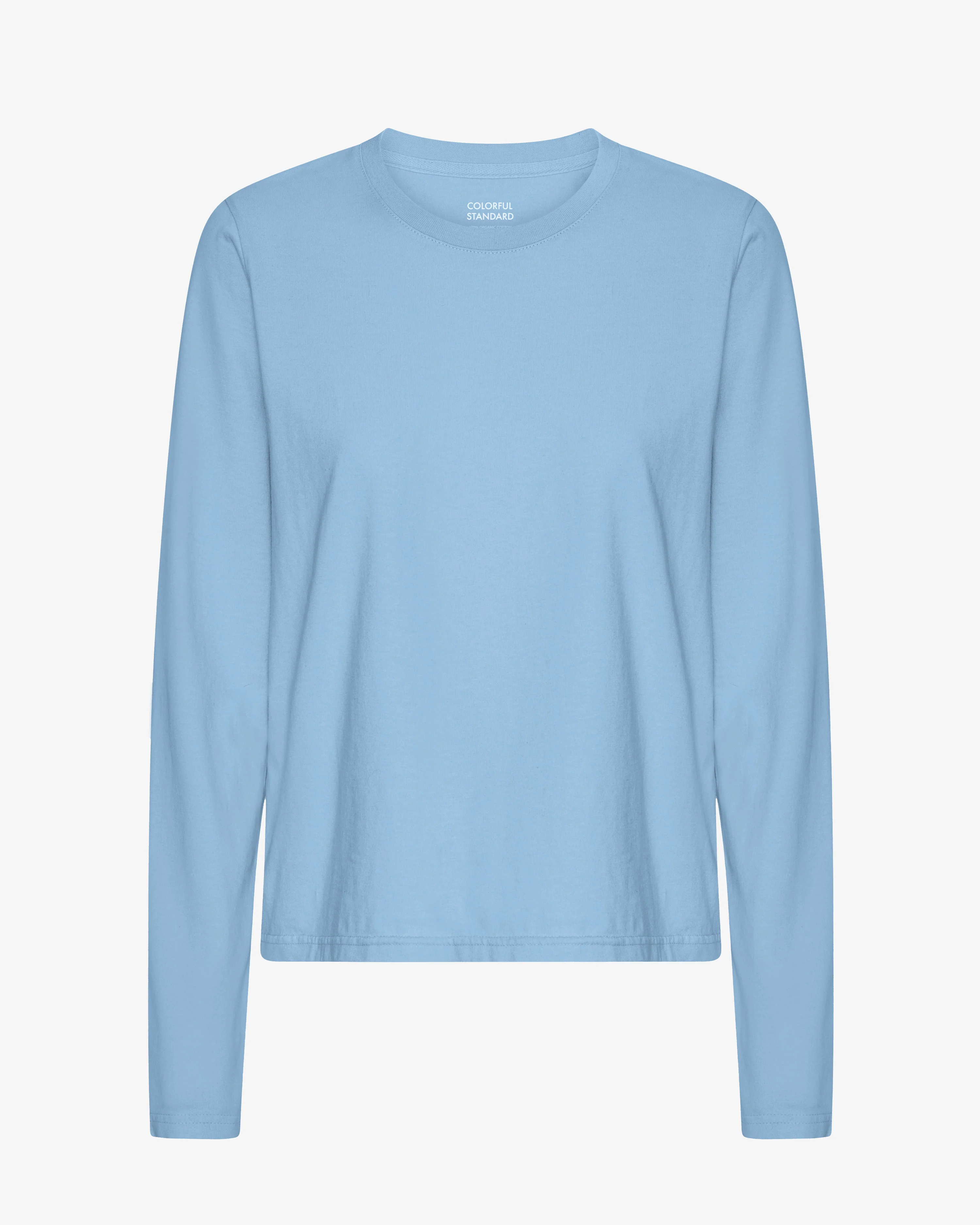 Women Organic LS T-Shirt - Seaside Blue
