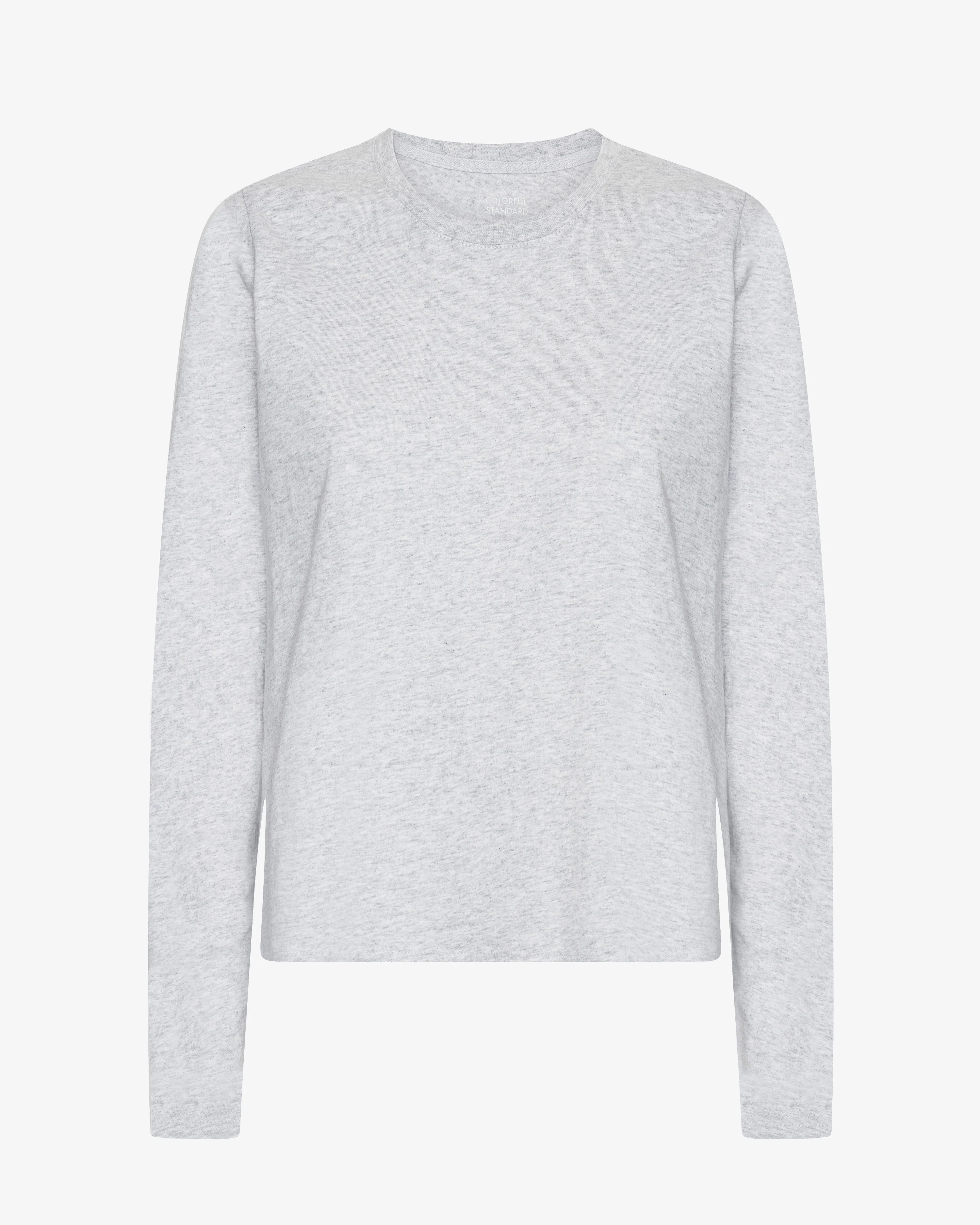 Women Organic LS T-Shirt - Snow Melange