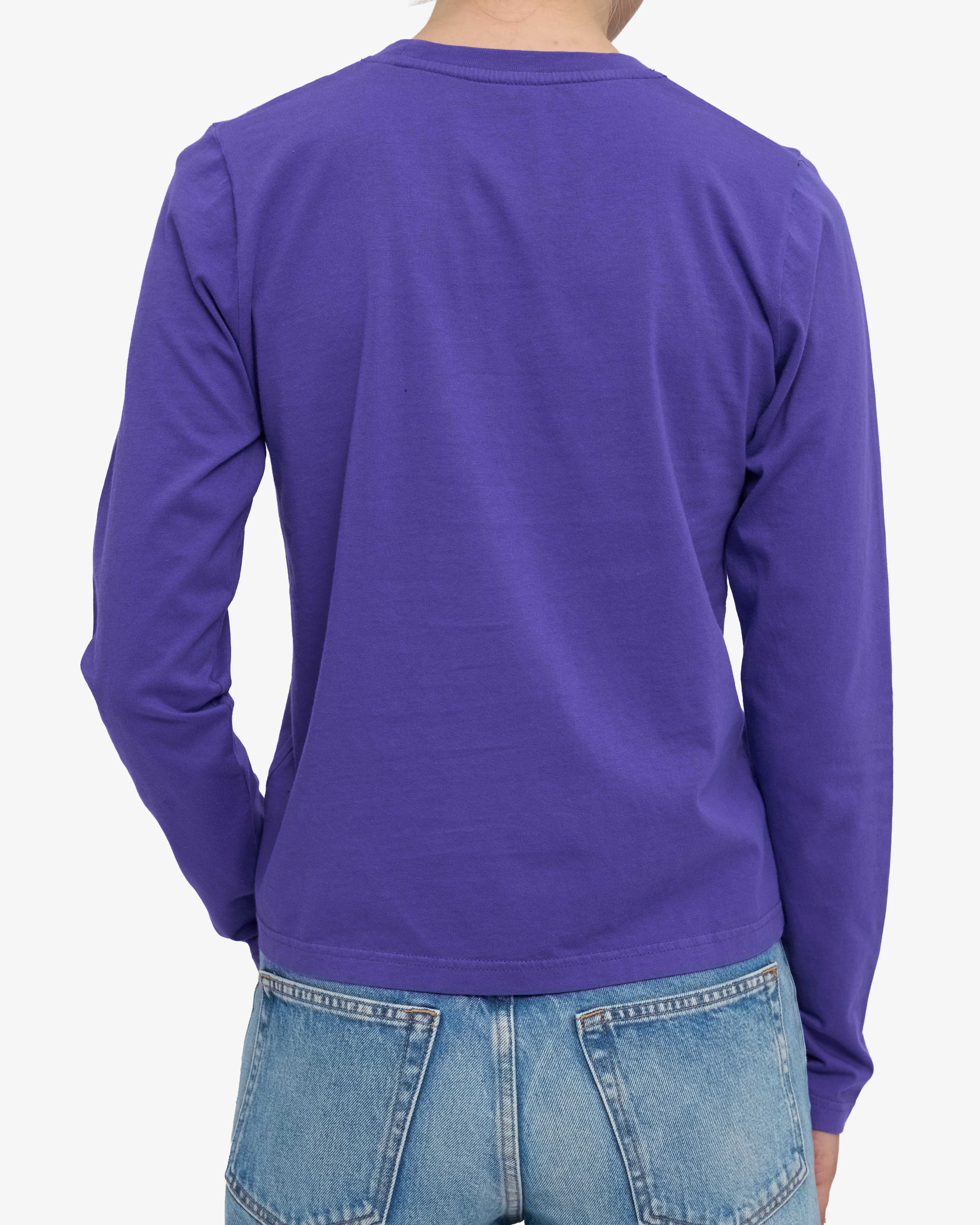 Women Organic LS T-Shirt - Ultra Violet - Image 3
