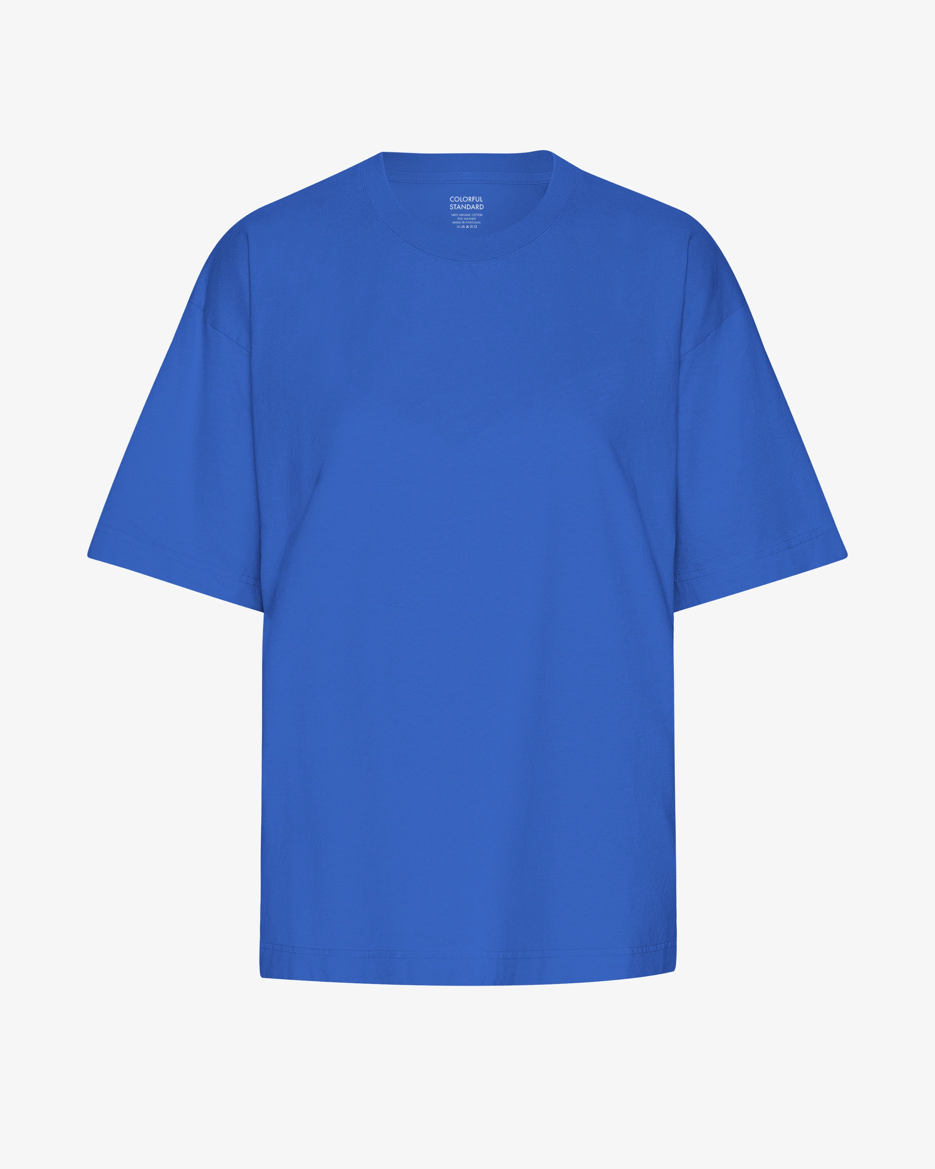 Oversized Organic T-Shirt - Sapphire Blue
